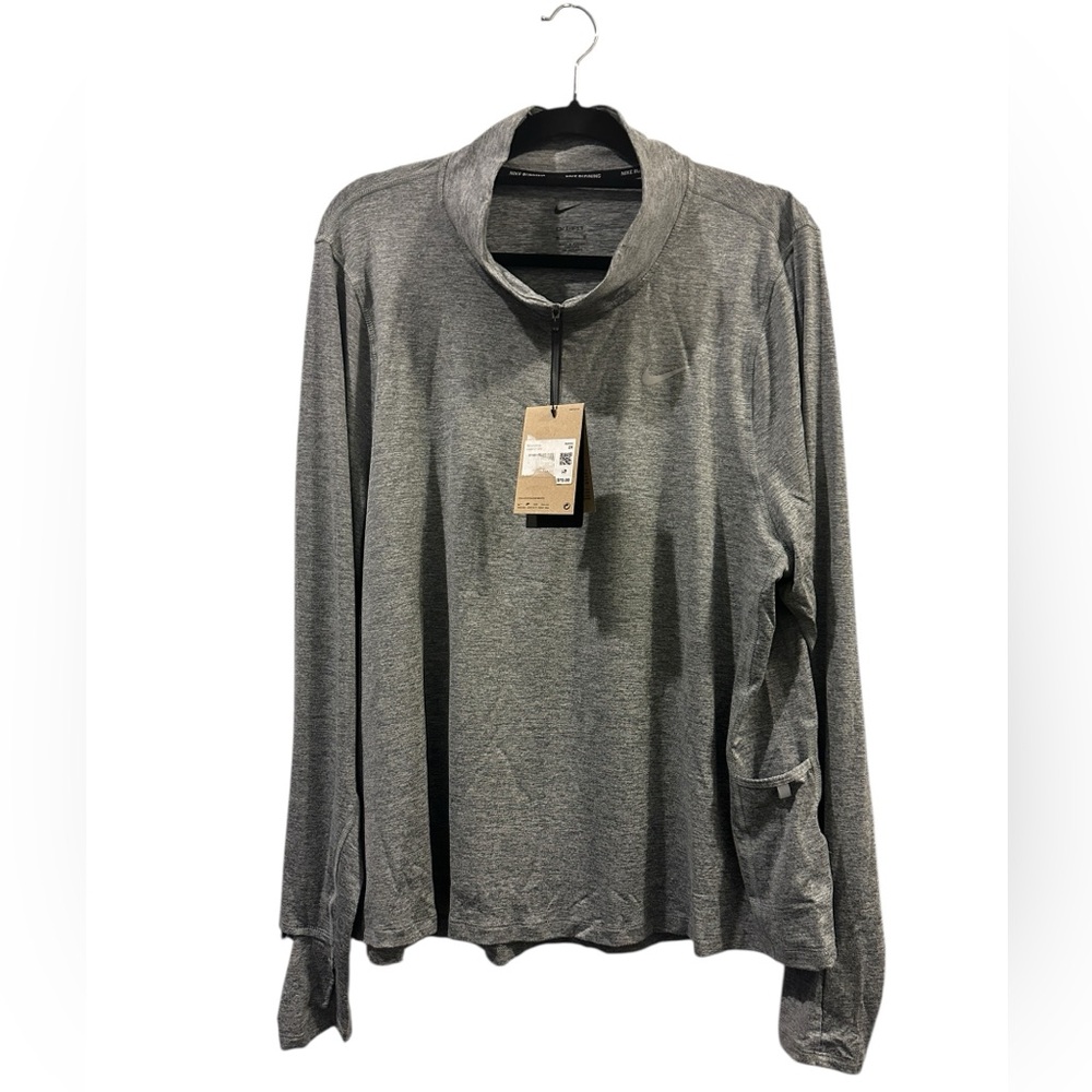 Nike Women's Swift Dri-FIT UV 1/4-Zip Running Pullover Long Sleeve Pullover NWT